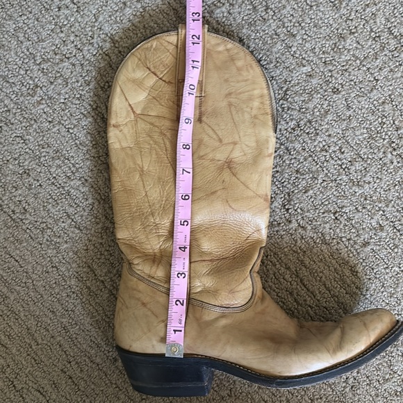 Don Quijote Western Boots in Light Tan - Picture 13 of 13